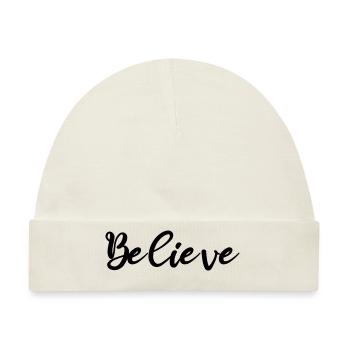 Believe - Baby Premium Organic Mütze - Naturweiß - Vorne