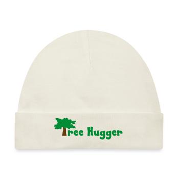 Tree Hugger - Baby Premium Organic Mütze - Naturweiß - Vorne