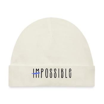 Impossible - Baby Premium Organic Mütze - Naturweiß - Vorne