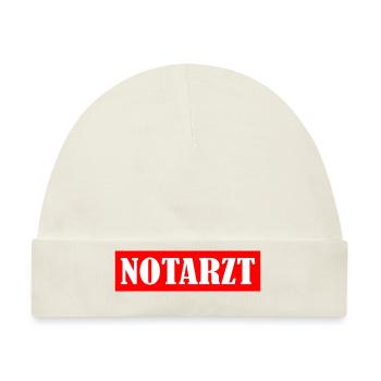 Notarzt - Baby Premium Organic Mütze - Naturweiß - Vorne