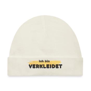 Motto verkleidet - Baby Premium Organic Mütze - Naturweiß - Vorne