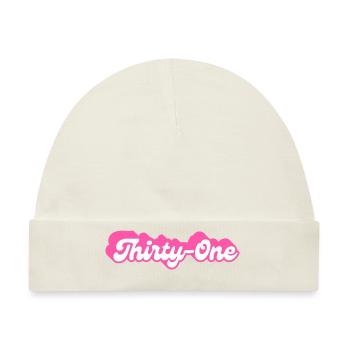 Einunddreißigster Geburtstag - 31. Geburtstag Retro Pink - Baby Premium Organic Mütze - Naturweiß - Vorne