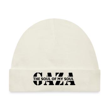 palestina, free, war, gaza - Baby Premium Organic Mütze - Naturweiß - Vorne