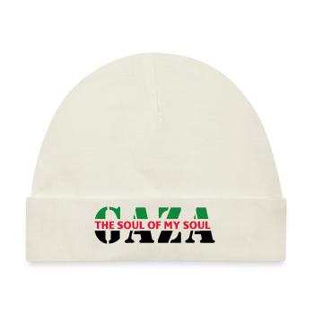 Gaza, Palestine, free palestina - Baby Premium Organic Mütze - Naturweiß - Vorne
