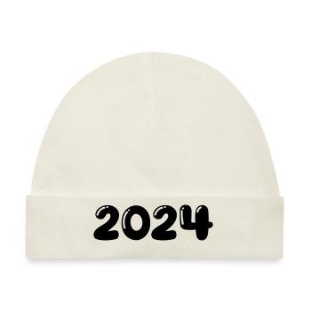 2024 - Baby Premium Organic Mütze - Naturweiß - Vorne