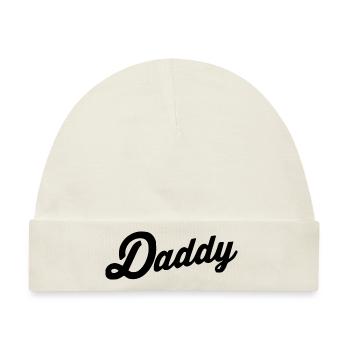 Daddy - Baby Premium Organic Mütze - Naturweiß - Vorne