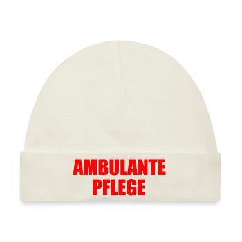 ambulante pflege - Baby Premium Organic Mütze - Naturweiß - Vorne