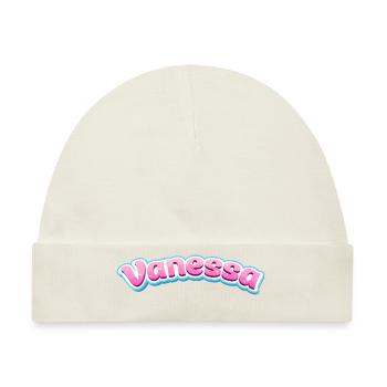 Vanessa Geschenk - Baby Premium Organic Mütze - Naturweiß - Vorne