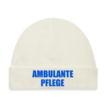 ambulante pflege - Baby Premium Organic Mütze - Naturweiß - Vorne