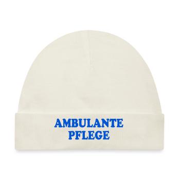 ambulante pflege - Baby Premium Organic Mütze - Naturweiß - Vorne