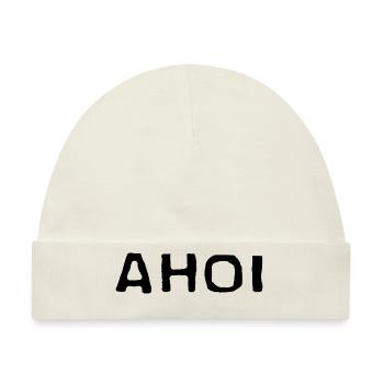 ahoi - Baby Premium Organic Mütze - Naturweiß - Vorne