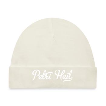 Petri Heil - Baby Premium Organic Mütze - Naturweiß - Vorne