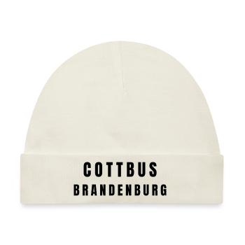 Cottbus Brandenburg - Baby Premium Organic Mütze - Naturweiß - Vorne