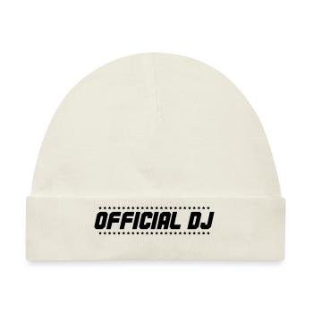 official dj 001 - Baby Premium Organic Mütze - Naturweiß - Vorne
