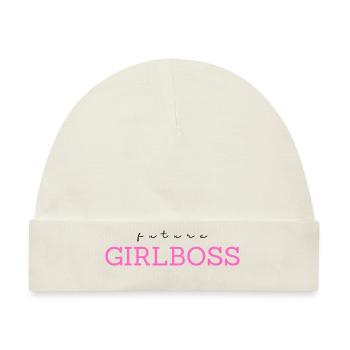 Future Girlboss - Baby Premium Organic Mütze - Naturweiß - Vorne