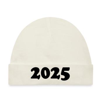 2025 - Baby Premium Organic Mütze - Naturweiß - Vorne