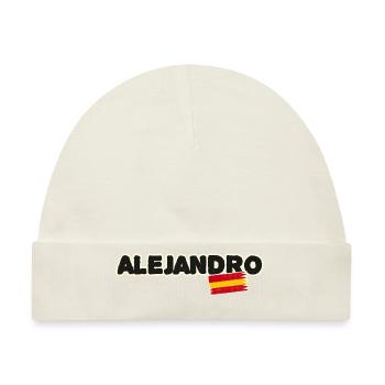 Alejandro spanische Flagge Spanien - Baby Premium Organic Mütze - Naturweiß - Vorne