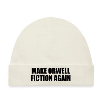 make orwell fiction again - Baby Premium Organic Mütze - Naturweiß - Vorne