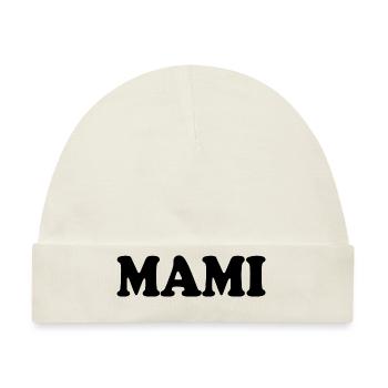 Mami - Baby Premium Organic Mütze - Naturweiß - Vorne