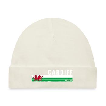Cardiff, Wales: Lebendige Stadt und kulturelles Erbe - Baby Premium Organic Mütze - Naturweiß - Vorne