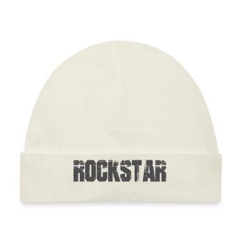 Rock-Star - Baby Premium Organic Mütze - Naturweiß - Vorne