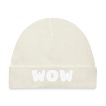 WOW - Baby Premium Organic Mütze - Naturweiß - Vorne