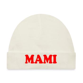 Mami - Baby Premium Organic Mütze - Naturweiß - Vorne