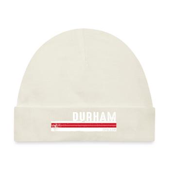 Durham England Vintage Design für Heritage-Liebhaber - Baby Premium Organic Mütze - Naturweiß - Vorne