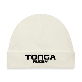 Tonga Rugby - Sport - Südsee - Polynesien - Baby Premium Organic Mütze - Naturweiß - Vorne