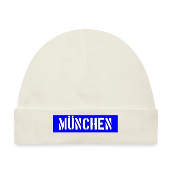 München - Munich - Bayern - Baby Premium Organic Mütze - Naturweiß - Vorne