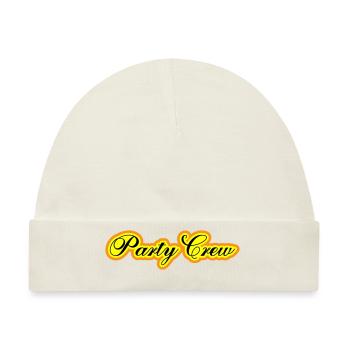 Party Crew - Baby Premium Organic Mütze - Naturweiß - Vorne