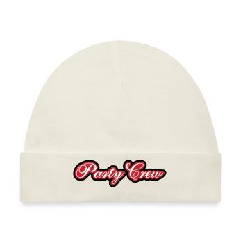 Party Crew - Baby Premium Organic Mütze - Naturweiß - Vorne