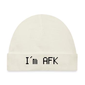I´m afk - Baby Premium Organic Mütze - Naturweiß - Vorne