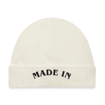 made in - Baby Premium Organic Mütze - Naturweiß - Vorne