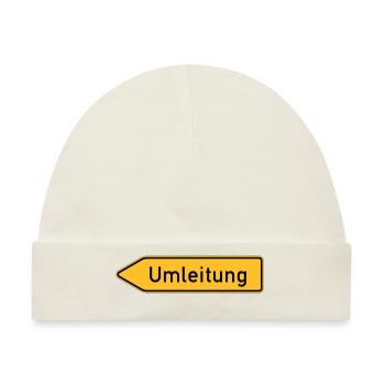 Umleitung Links - Baby Premium Organic Mütze - Naturweiß - Vorne