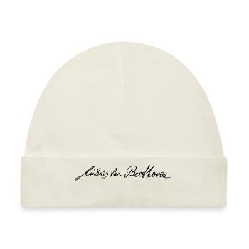 Beethoven Signature - Baby Premium Organic Mütze - Naturweiß - Vorne