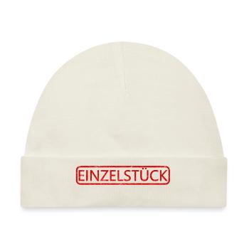 Einzelstück vintage Poststempel - Baby Premium Organic Mütze - Naturweiß - Vorne