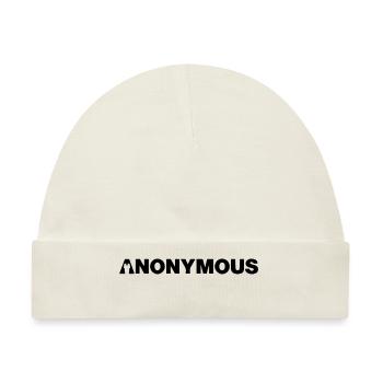 Anonymous - We are legion - Expect us - Shirt - Baby Premium Organic Mütze - Naturweiß - Vorne