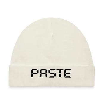 Paste - Copy and Paste - Baby Premium Organic Mütze - Naturweiß - Vorne