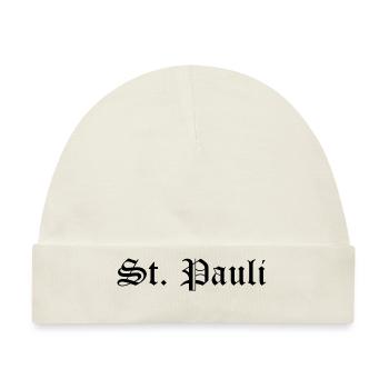 St. Pauli - Baby Premium Organic Mütze - Naturweiß - Vorne