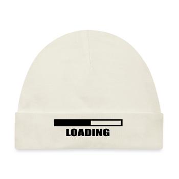 Loading - Baby Premium Organic Mütze - Naturweiß - Vorne