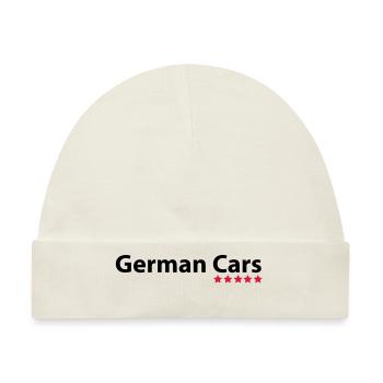 German Cars - Baby Premium Organic Mütze - Naturweiß - Vorne