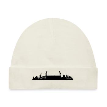Nürnberg Skyline Stadion - Baby Premium Organic Mütze - Naturweiß - Vorne