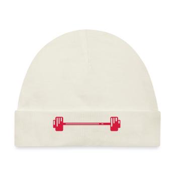 Heavy Weights - Baby Premium Organic Mütze - Naturweiß - Vorne