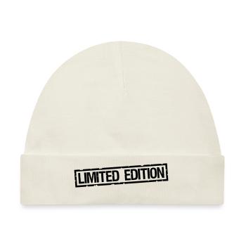 Limited Edition Print - Baby Premium Organic Mütze - Naturweiß - Vorne