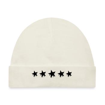 Graffiti Stars - Baby Premium Organic Mütze - Naturweiß - Vorne