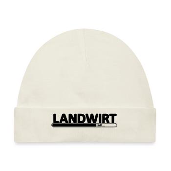Landwirt // Landwirtin // Bauer // Bäuerin Agronom - Baby Premium Organic Mütze - Naturweiß - Vorne