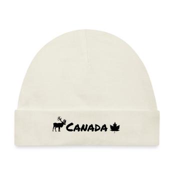Canada - Baby Premium Organic Mütze - Naturweiß - Vorne