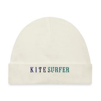 kitesurfer_vec_3 de - Baby Premium Organic Mütze - Naturweiß - Vorne