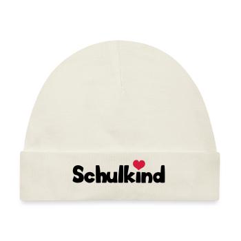 schulkind - Baby Premium Organic Mütze - Naturweiß - Vorne